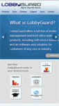 Mobile Screenshot of lobbyguard.com