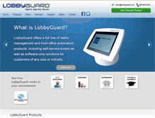 Tablet Screenshot of lobbyguard.com